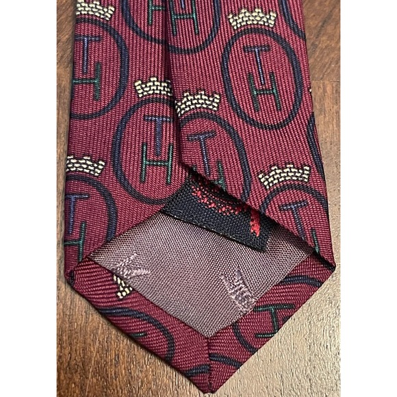 Rare Vintage Tommy Hilfiger Kaufmann’s 100% Italian Silk Men’s Neck Tie - Picture 7 of 10